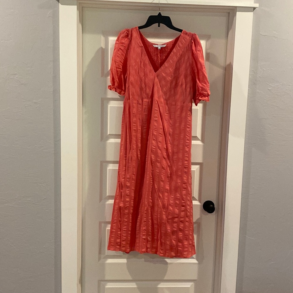 2/$25 The Nines by Hatch// coral dress, size L